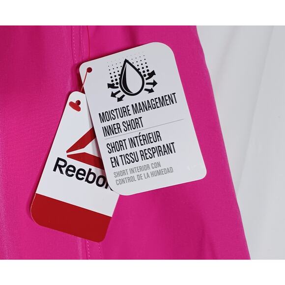 2pc set NWT Reebok XXXL Slim Short Blue, Pink Running Shorts - Picture 9 of 13